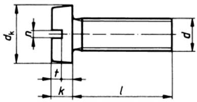 ISO 1207 : Metric Slotted Cheese Head Screws ISO 1207 : Metric Slotted Cheese Head Screws