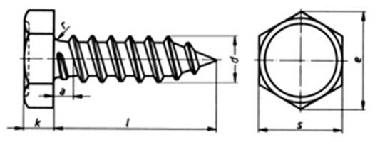 ISO 1479 : Hexagon Head Self Tapping Screws ISO 1479 : Hexagon Head Self Tapping Screws