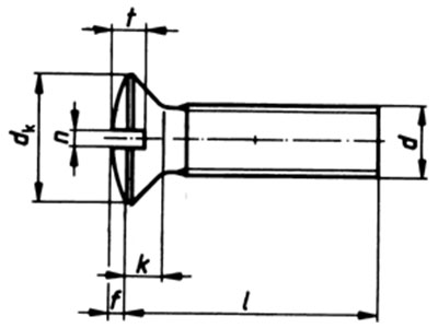 ISO 2010 : Slotted Raised Countersunk Oval Head Screws ISO 2010 : Slotted Raised Countersunk Oval Head Screws
