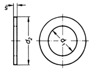ISO 7092 Washers for Cheese Head Screws ISO 7092 Washers for Cheese Head Screws