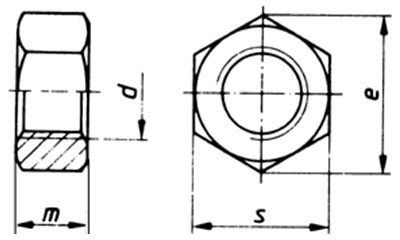 ISO 8673 Hexagon Nuts with Metric Coarse and Fine Pitch Threads ISO 8673 Hexagon Nuts with Metric Coarse and Fine Pitch Threads