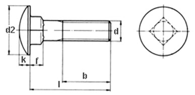 ISO 8677 Mushroom Head Square Neck Bolts ISO 8677 Mushroom Head Square Neck Bolts