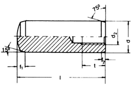 ISO 8735 Dowel Pin with Internal Threads, Hardened, Tolerance M6 ISO 8735 Dowel Pin with Internal Threads, Hardened, Tolerance M6