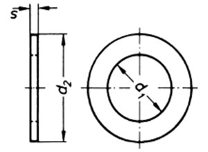 ISO 8738 Flat Washers for Clevis Pins ISO 8738 Flat Washers for Clevis Pins