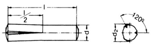 ISO 8745 Grooved Dowel Pins ISO 8745 Grooved Dowel Pins
